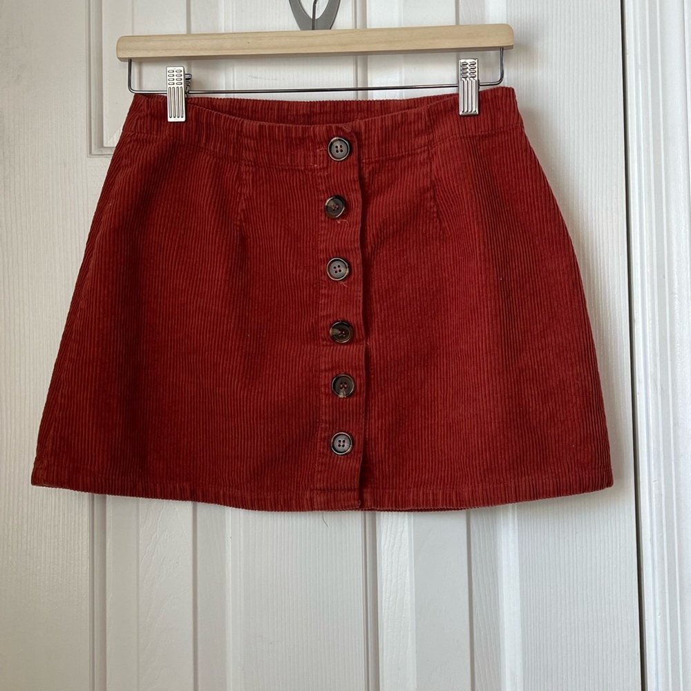 Courderoy mini skirt size medium